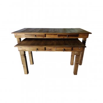 Dupla Mesas 1,60m e 1,20 GAVETA FAKE